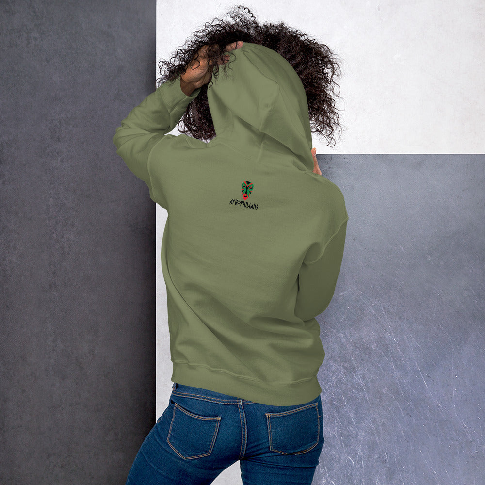 Empowering hoodie with African culture