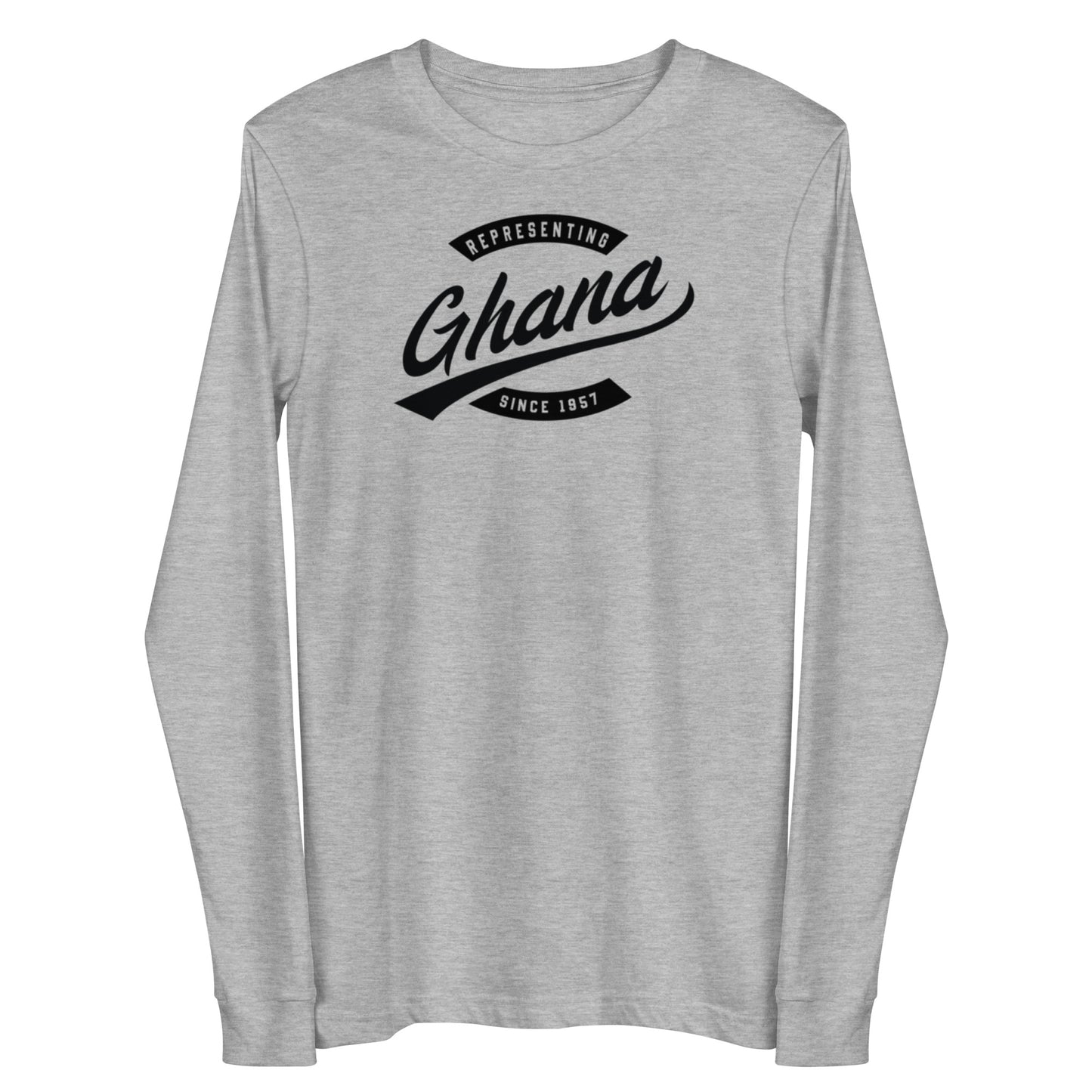 Black professional wearing African diaspora long sleeve t-shirt