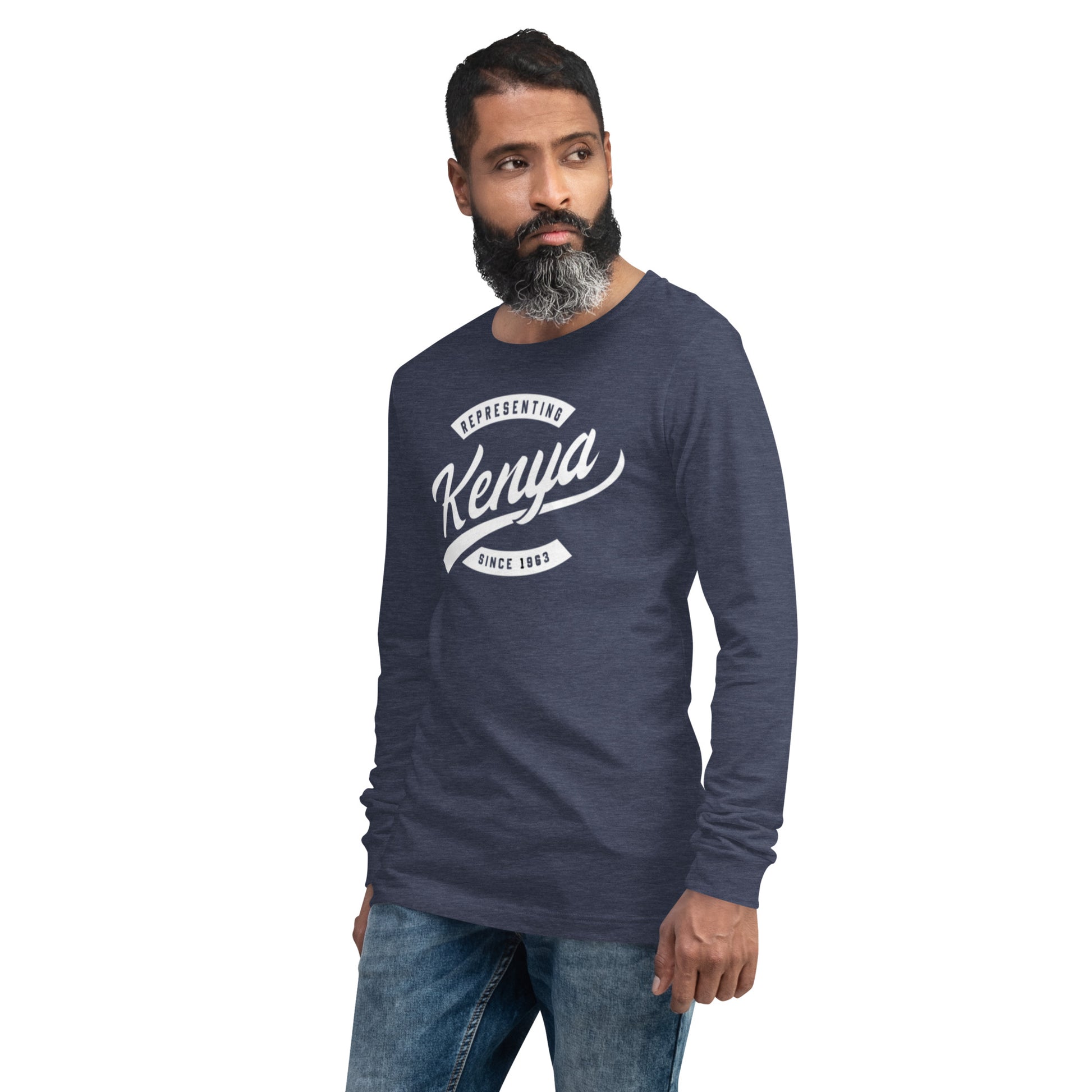 Black professional wearing African diaspora long sleeve t-shirt