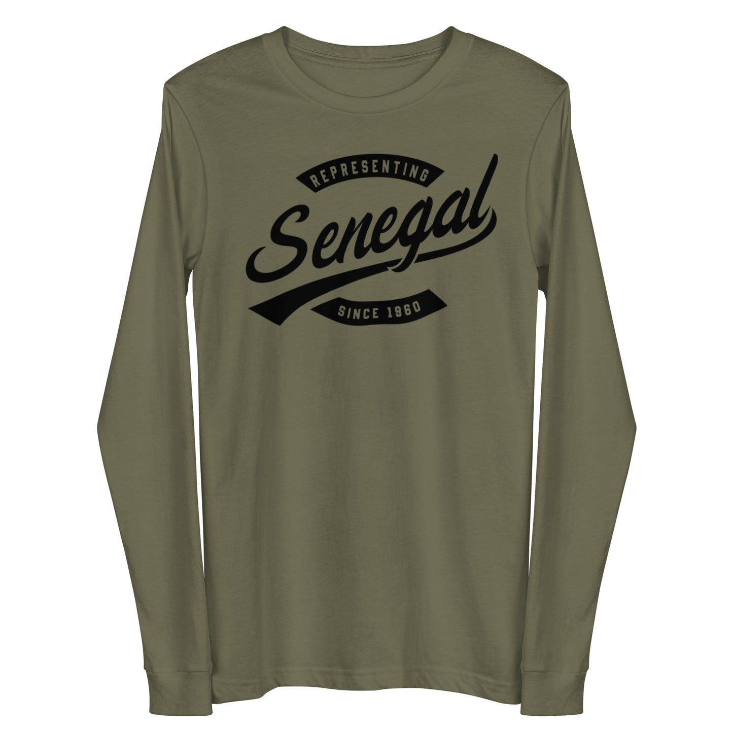 Black professional wearing African diaspora long sleeve t-shirt