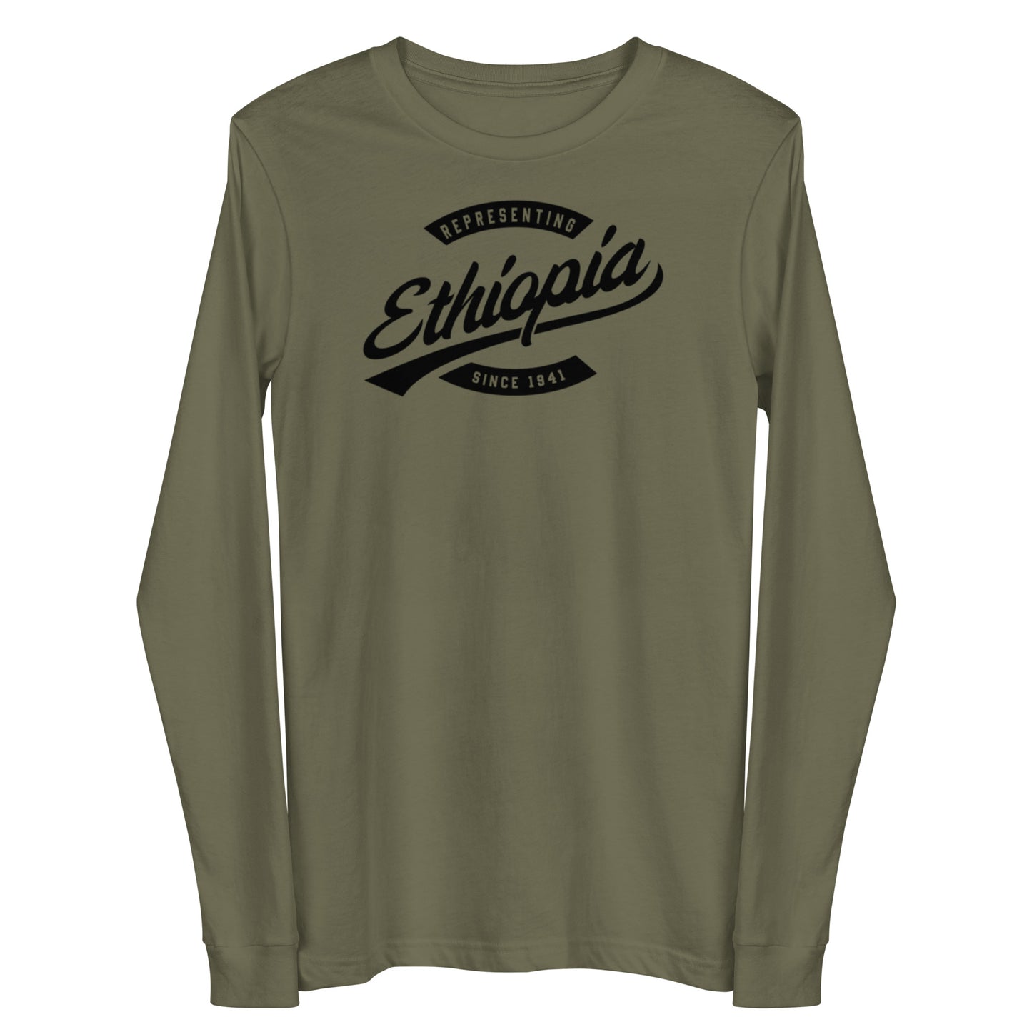 Black professional wearing African diaspora long sleeve t-shirt