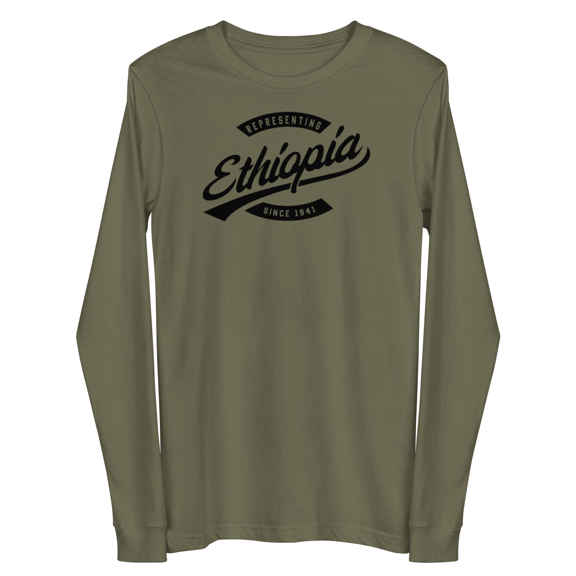 Black professional wearing African diaspora long sleeve t-shirt