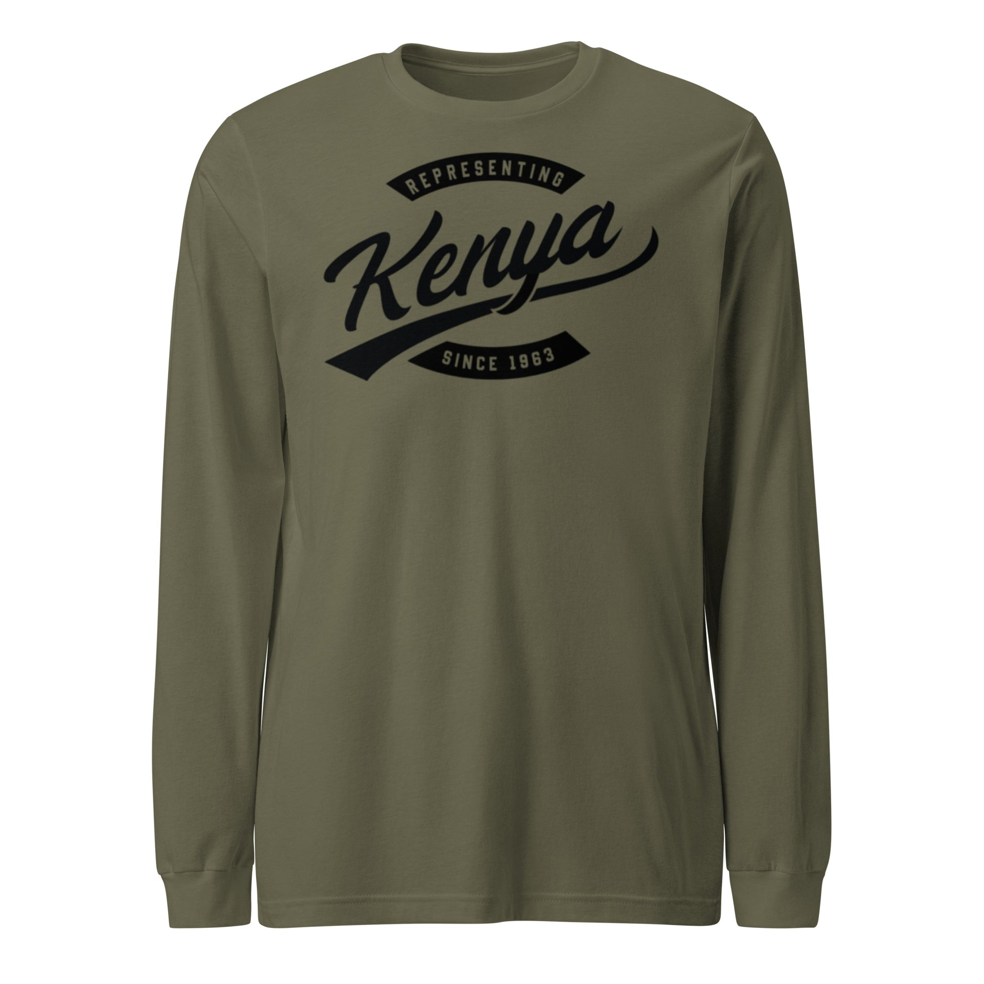 Black professional wearing African diaspora long sleeve t-shirt