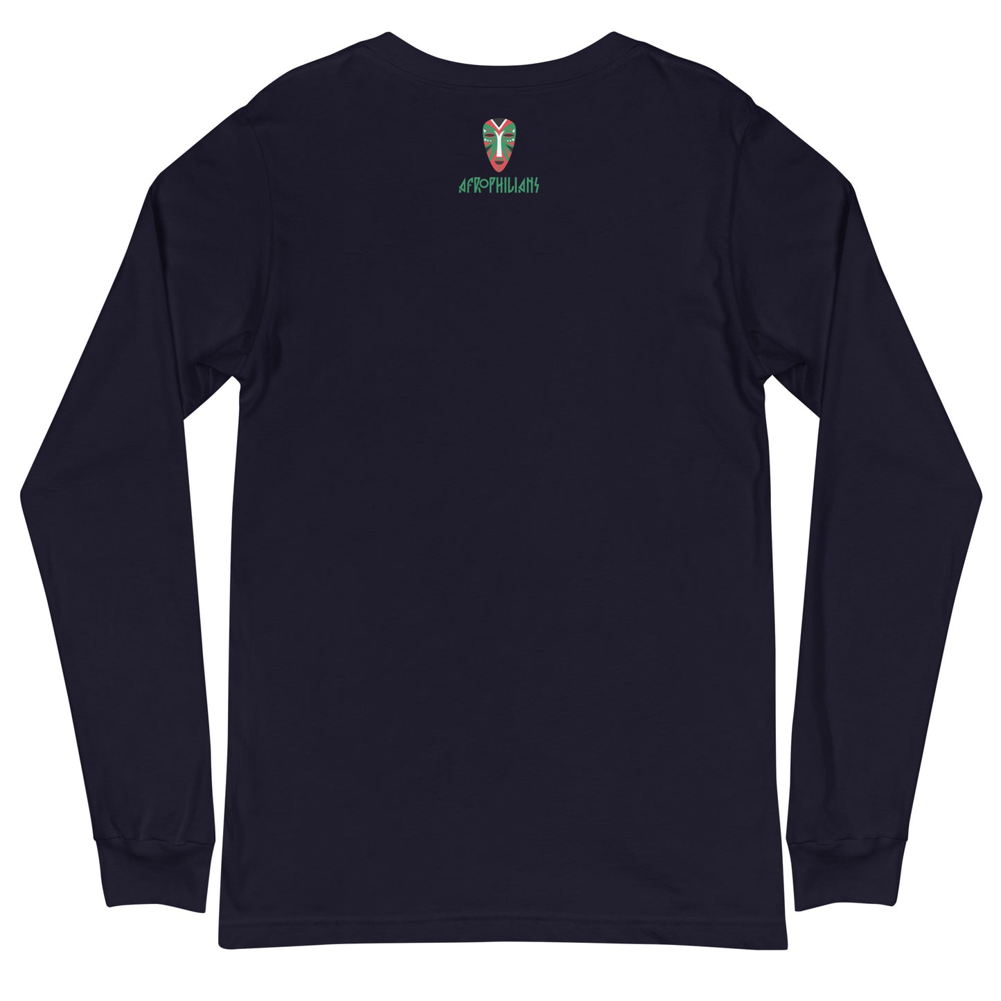 Black professional wearing African diaspora long sleeve t-shirt