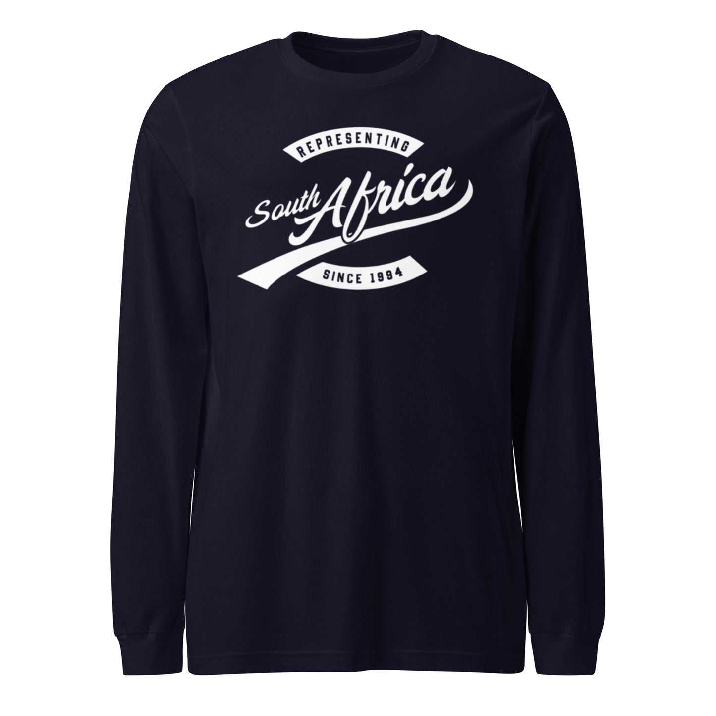 Black professional wearing African diaspora long sleeve t-shirt
