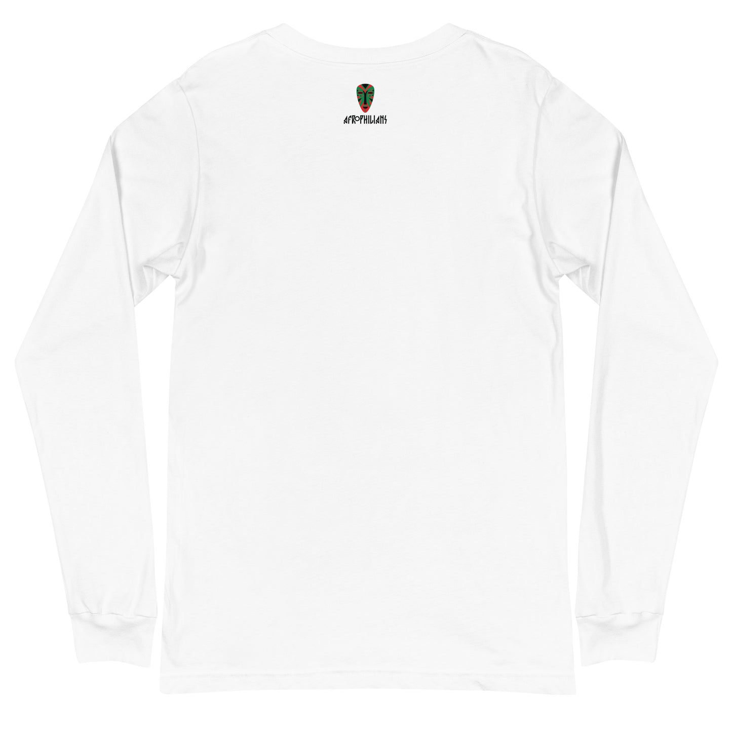 Black professional wearing African diaspora long sleeve t-shirt