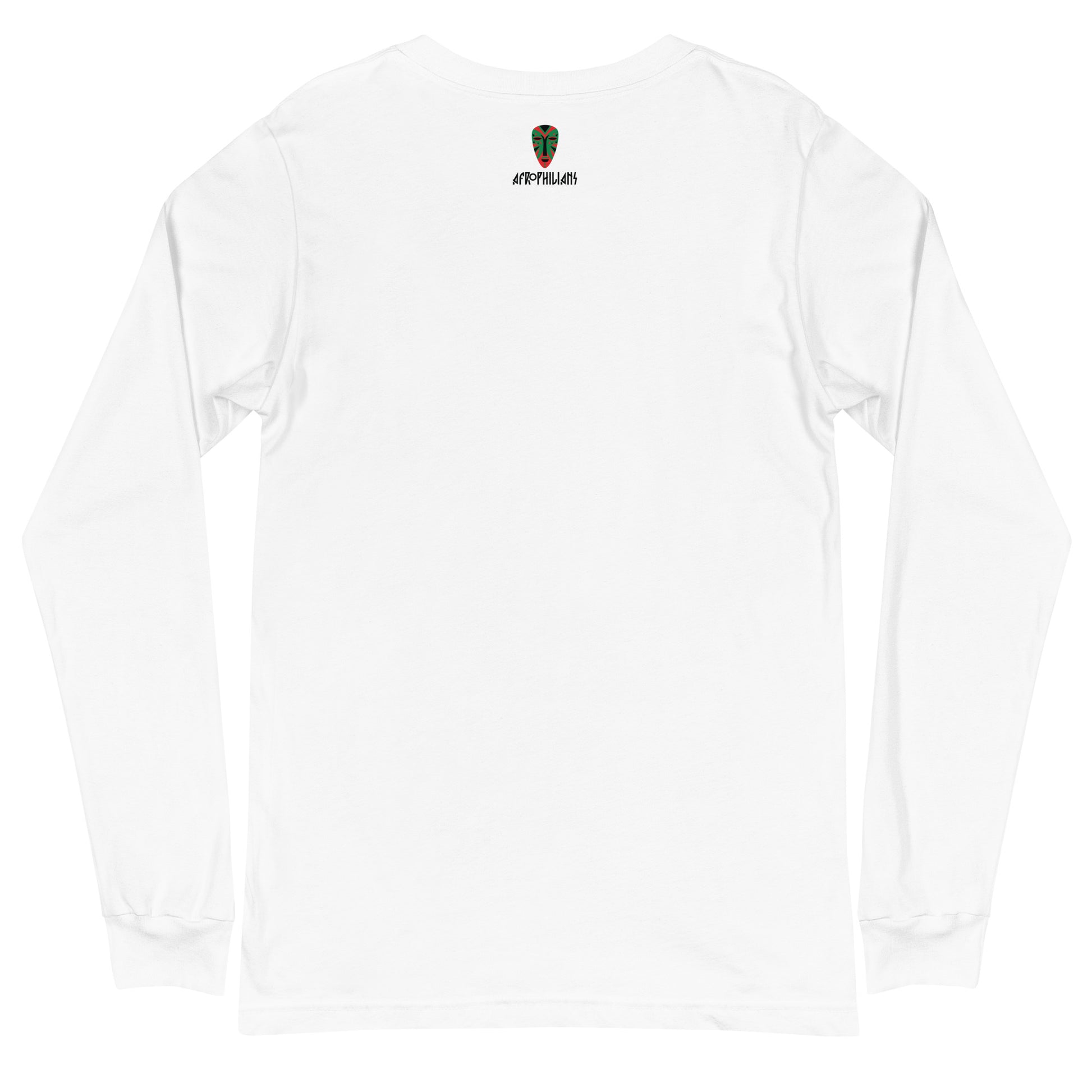 Black professional wearing African diaspora long sleeve t-shirt