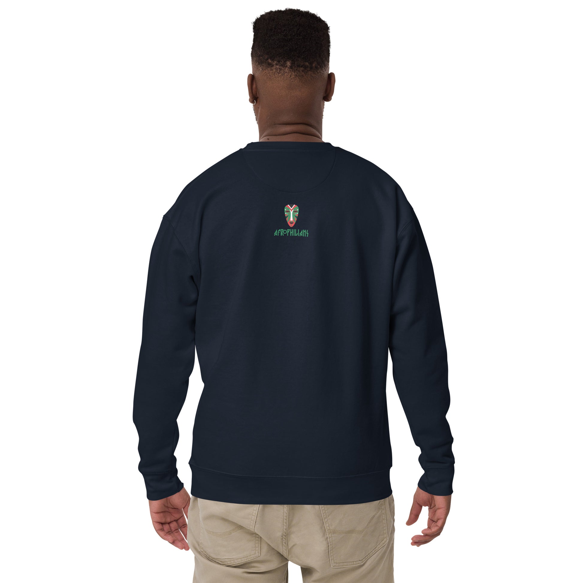 African-inspired sweatshirt for diaspora professionals