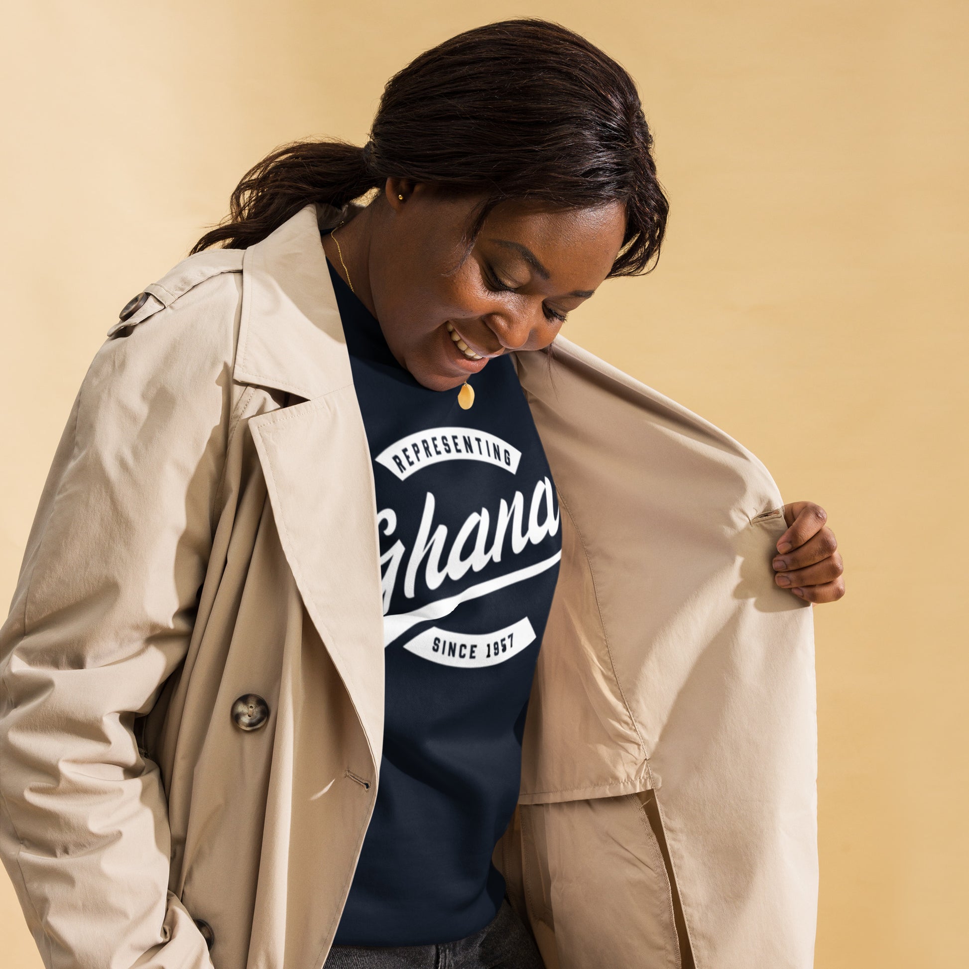 African-inspired sweatshirt for diaspora professionals