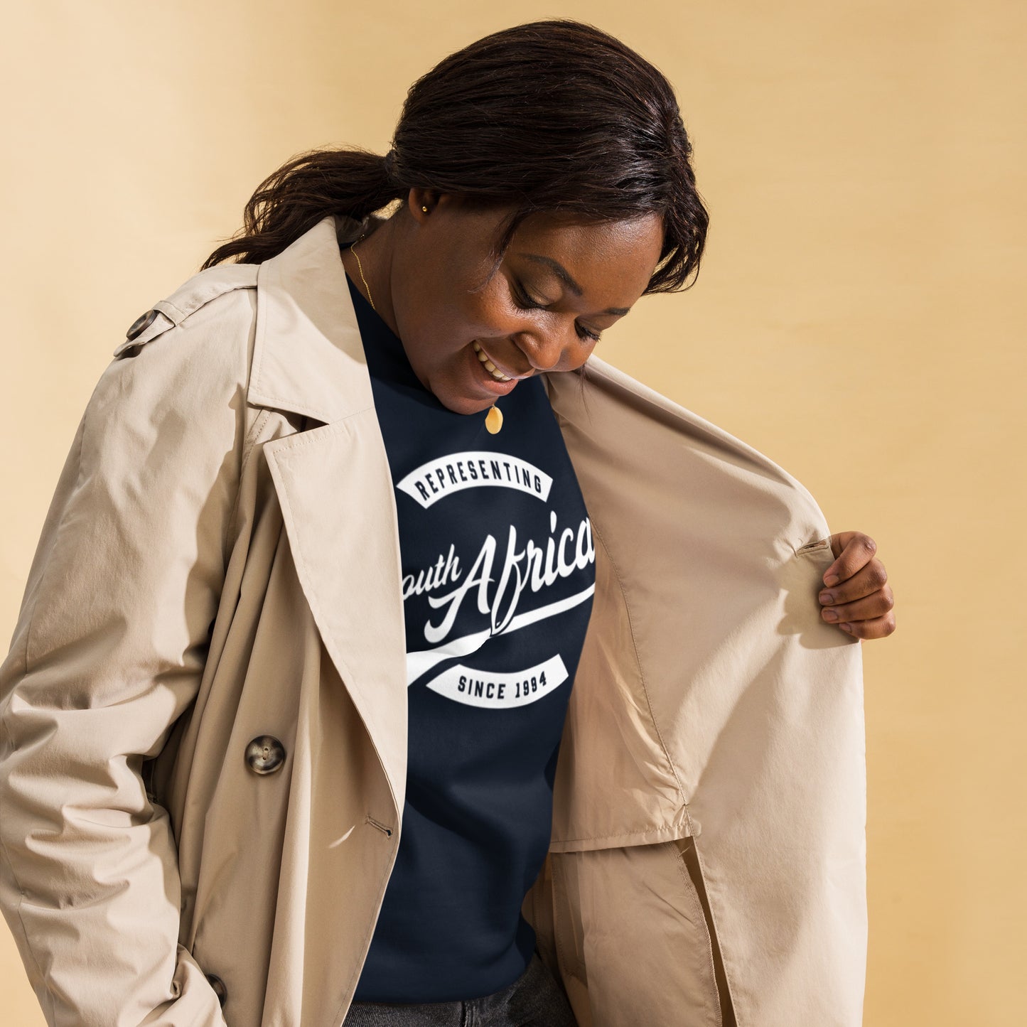 African-inspired sweatshirt for diaspora professionals