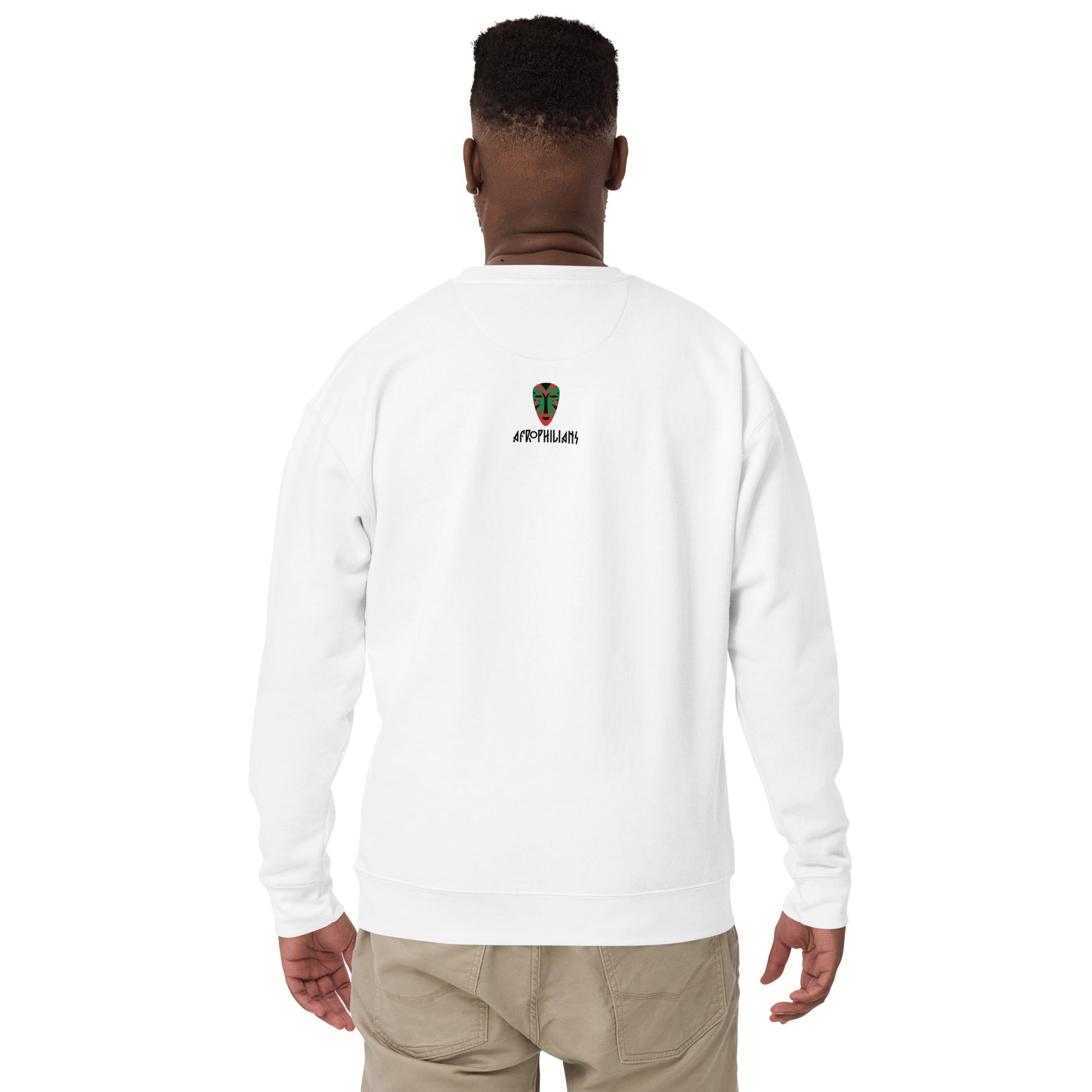 African-inspired sweatshirt for diaspora professionals