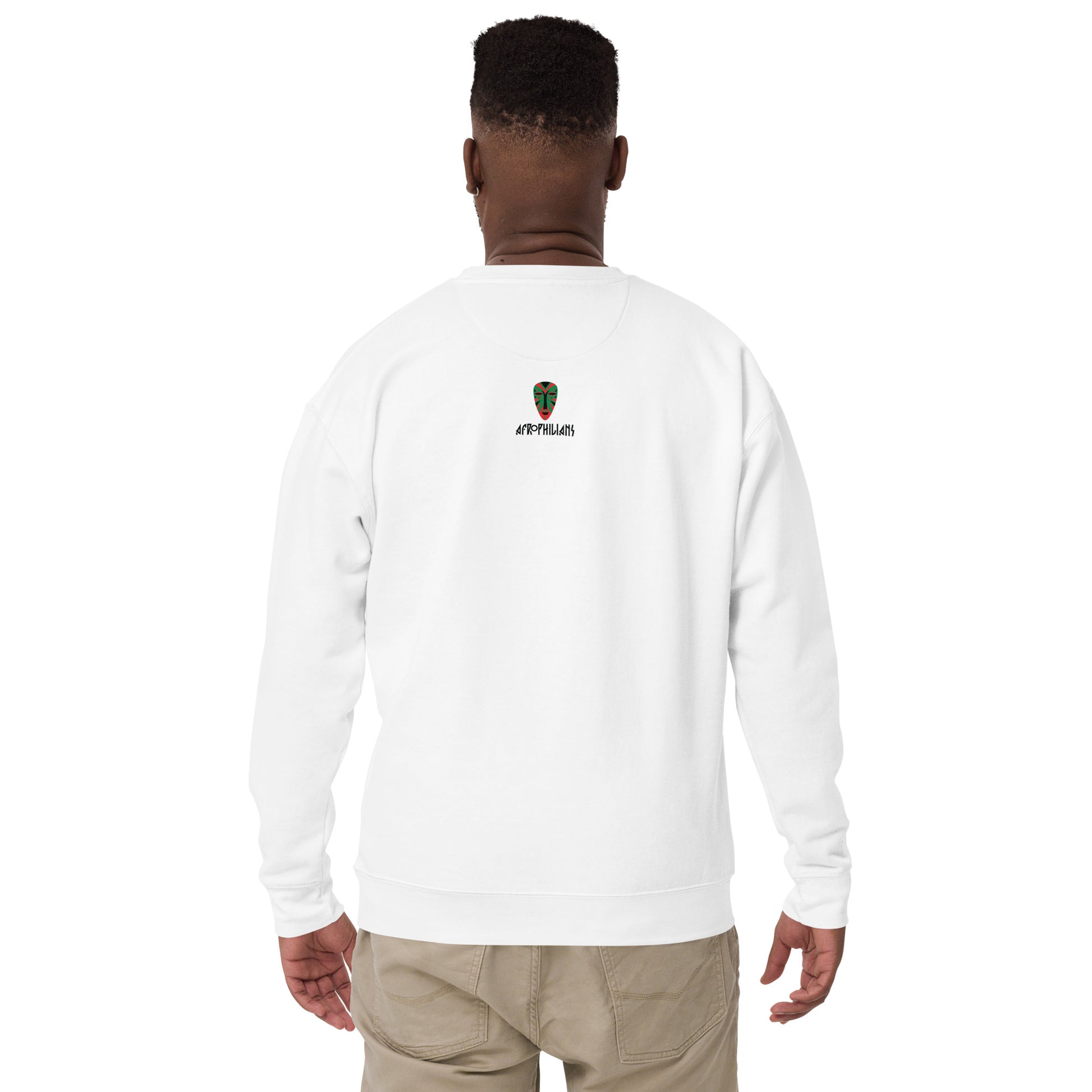 African-inspired sweatshirt for diaspora professionals
