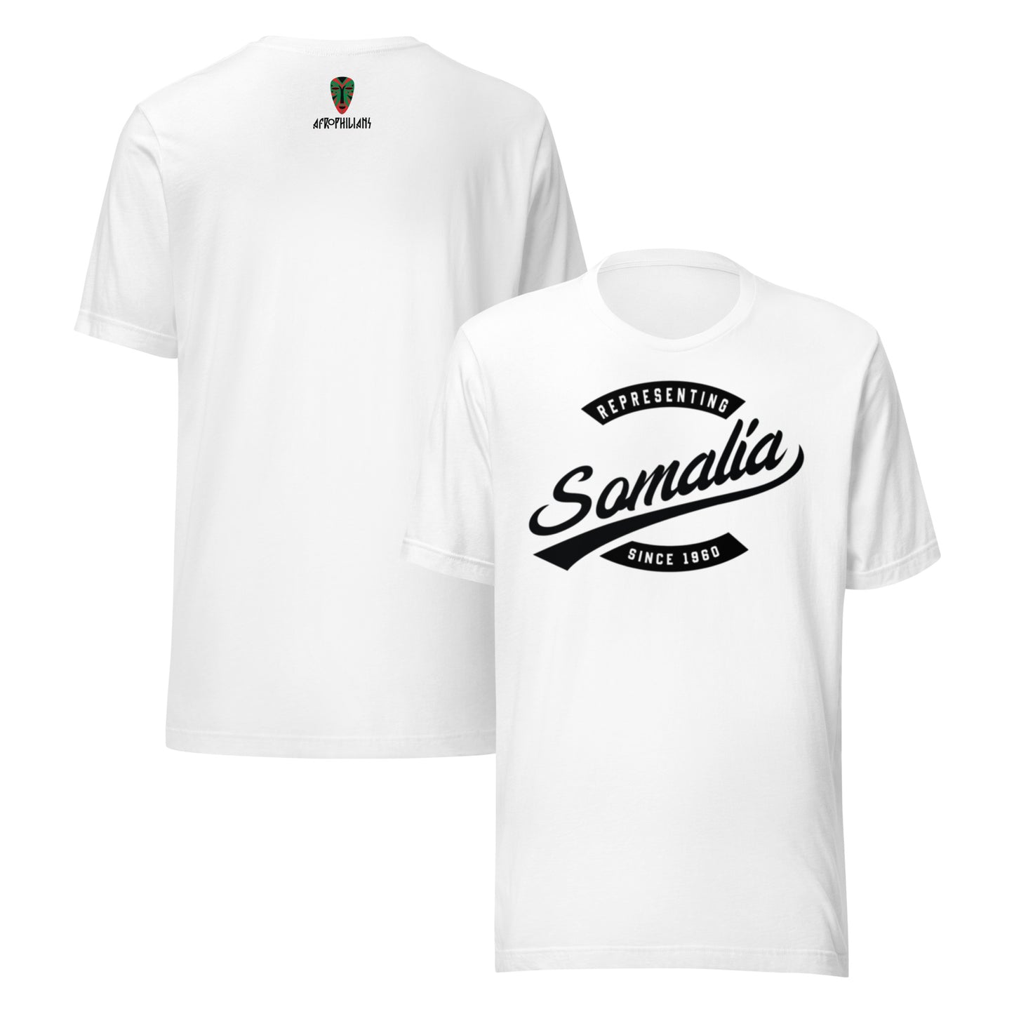 Black professional wearing African-inspired short sleeve tee